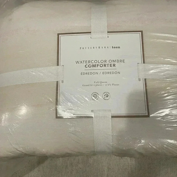 Pottery Barn Teen Watercolor Ombre Comforter Queen /Full Size - Picture 1 of 2